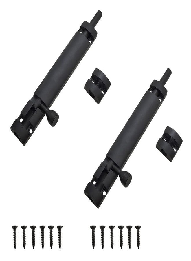 Volo Premium Xylo Tower Bolt/Door Latch/kundi/chitakni/Chitkini (Black Matt Finish, Pack of 2 Pieces) (6") - Image 5